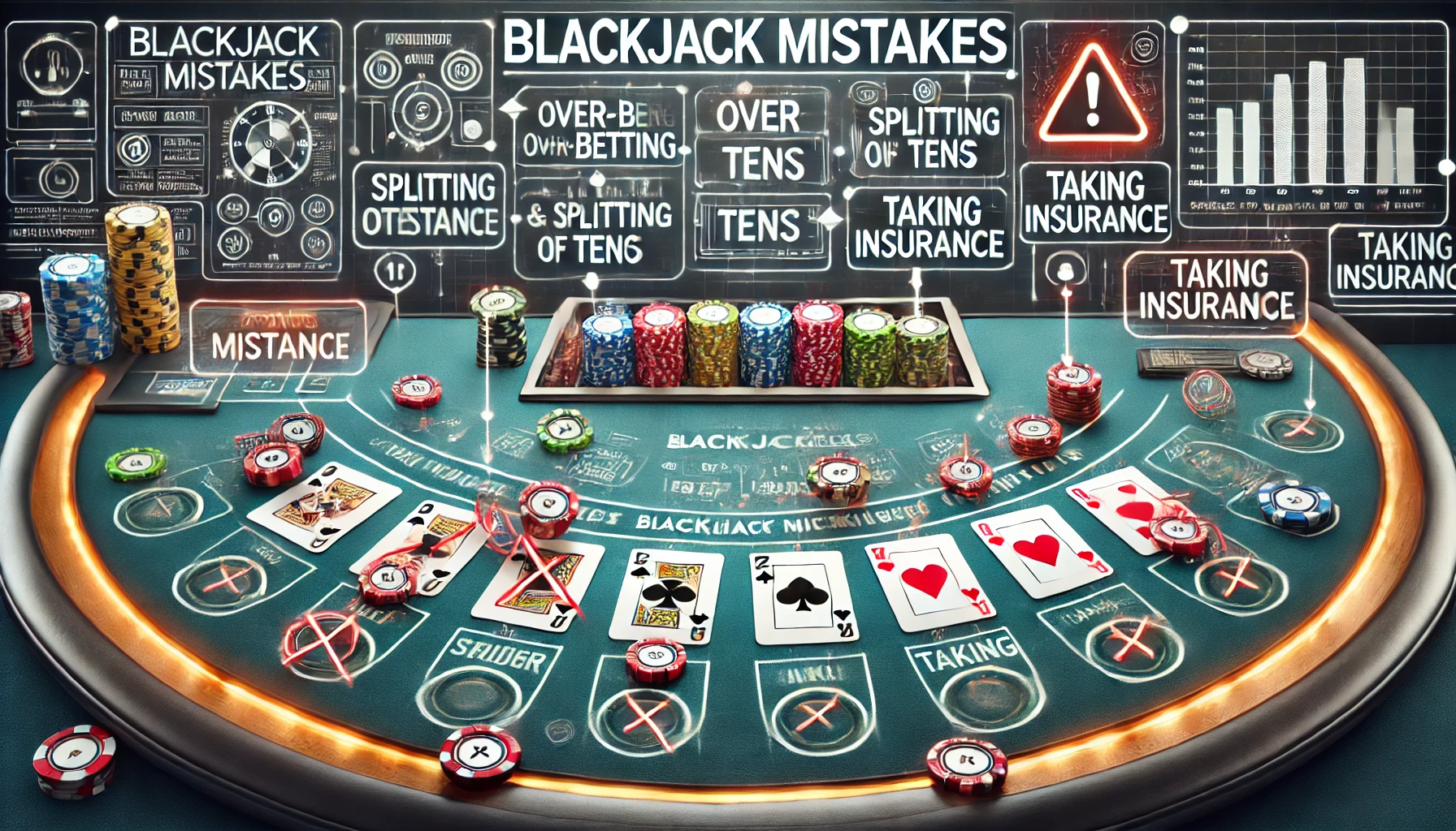 blackjack mistakes