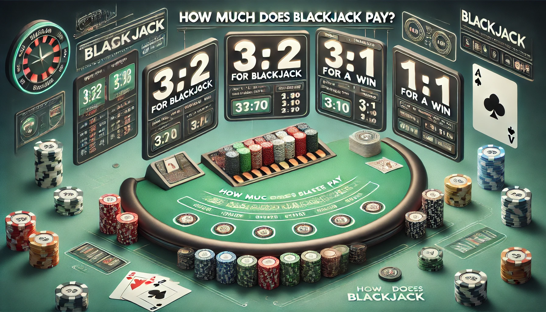 how much does blackjack pay